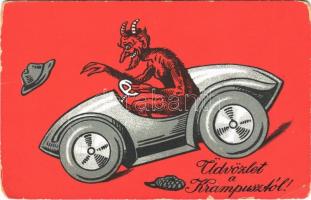 Üdvözlet a Krampusztól! / Krampus in automobile (EK)
