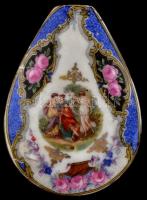 Alt Wien kanál formájú kínáló. Matricás, jelzett, kis kopással 17 cm