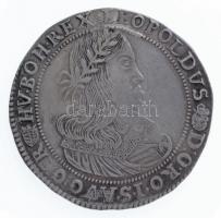 1661K-B Tallér Ag I. Lipót Körmöcbánya (28,43g) T:2 fülnyom patina  Hungary 1661K-B Thaler Ag Leopold I Kremnitz (28,43g) C:XF earmark  Huszár: 1365., Unger II.: 1016.a