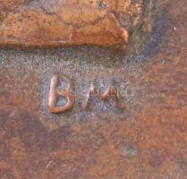 Borsos Miklós (1906-1990) "Széchenyi István" egyoldalas, öntött Br emlékérem (93mm) T:1-