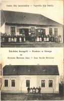 1921 Béreg, Bereg, Backi Breg; Mrvicsin Bertalan háza, Dekits Illés üzlete és saját kiadása / Trgovina Ilije Dekica, Stan Barise Brvicsin / house of Mrvicsin, shop of Dekits (r)