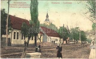 1914 Grabovci, Gemeindeamt / Opcinsko poglavarstvo / Községháza. Wannek Photogr. / town hall (fl)
