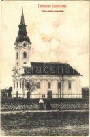 1910 Újozora, Ozora, Uzdani, Uzdin; Görögkeleti román templom / Romanian Orthodox church (Rb)
