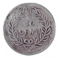 Guatemala 1881. 10c Ag T:3 hajlott lemez, ph.
Guatemala 1881. 10 Centavos Ag C:F bent, edge error
...