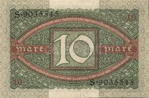 Német Birodalom/Weimari Köztársaság 1920. 10M(2x) egymásutáni sorszámokkal T:I