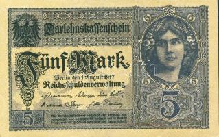 Német Birodalom/Császárság 1917. 5M T:I