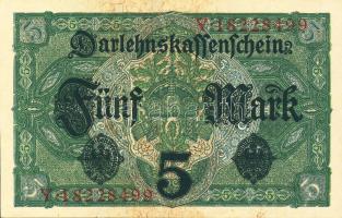 Német Birodalom/Császárság 1917. 5M T:I
