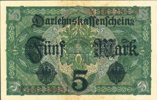 Német Birodalom/Császárság 1917. 5M T:I
