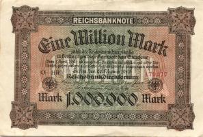 Német Birodalom/Weimari Köztársaság 1923. 1000.000M T:III+
