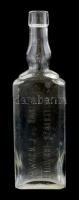 Zwack J. és Társai Udvari Szállítók feliratú üveg, apró csorbákkal, kopásnyomokkal, m: 23,5 cm