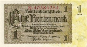 Német 3. Birodalom 1937. 1RM(5x) egymásutáni sorszámokkal T:I