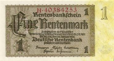 Német 3. Birodalom 1937. 1RM(5x) egymásutáni sorszámokkal T:I