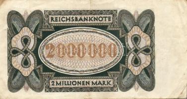Német Birodalom/Weimari Köztársaság 1923. 2.000.000M T:II-/III+