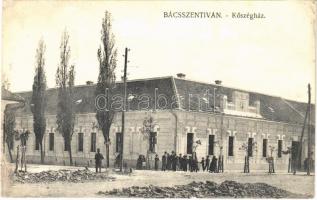Bácsszentiván, Prigl-Szentiván, Prigrevica; Községháza / town hall (r)