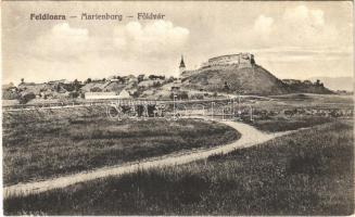 Barcaföldvár, Földvár, Marienburg, Feldioara; vár, híd / castle, bridge. Adler