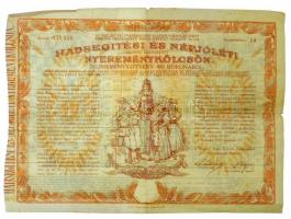 Vegyes 39db-os korona-pengő-forint bankjegy tétel + 	
Budapest 1917. "Hadsegítési és Népjóléti...