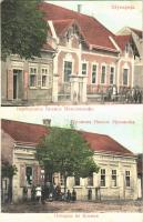 1913 Klenak, Erdészet hivatala, Vranko Maksimovic, Nikola Mrkonic üzlete. Wannek Photogr. / forestry office, shops