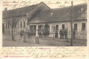 1902 Szivác, Sivac; utca, üzlet. Bruck Sándor kiadása / street view, shop (r)