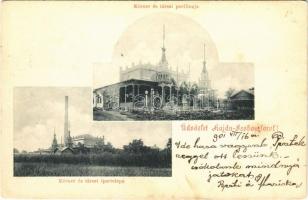 1901 Hajdúszoboszló, Körner és társai ipartelep és pavilonja (EK)