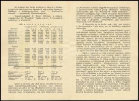 1938 Budapest Székesfőváros Hévvízforrásai I. A Hungária, Attila és Juventus források, Bp., Székesfő...