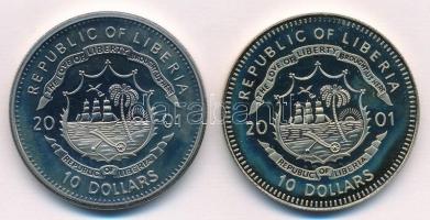Libéria 2001. 10$ "Szabadság pillanatai - A Spartacus-féle rabszolgafelkelés Kr.e. 73-71" ...