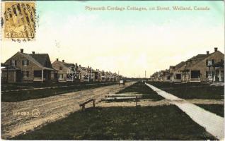 1929 Welland, Plymouth Cordage Cottages, 1st Street. TCV card (EK)