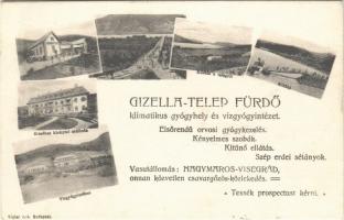 1906 Visegrád, Gizella-telep fürdő, klimatikus gyógyhely és vízgyógyintézet. Rigler rt.