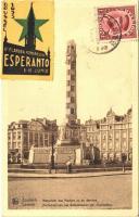 1934 Leuven, Monument des Martyrs vu de derriere / monument. TCV card