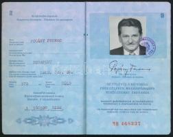 1984 Magyar Népköztársaság útlevele, osztrák belépési pecsétekkel