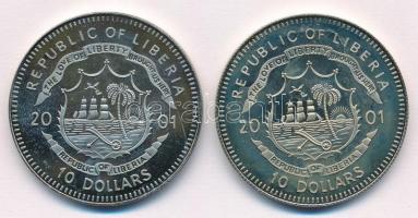 Libéria 2001. 10$ "Szabadság pillanatai - Szolzsenyicin elhagyja a GULAG-ot 1953" multicol...