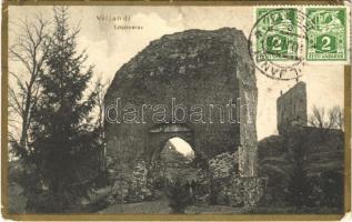 1928 Viljandi, Lossivarav / castle ruins. TCV card (EK)