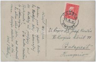 1928 5. Gusztáv Svéd király. Foto Hofatelier Jaeger 1918. 1928 Gustaf V King of Sweden. Foto Hofatel...