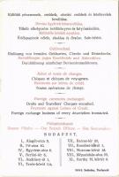 Budapest V. Pesti Hazai Első Takarékpénztár Egyesület. reklám, Deák Ferenc utca 5. (non PC) (kis sza...