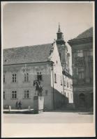 cca 1940-1950 Székesfehérvár, utcakép, fotó, 24×16,5 cm