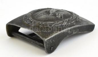 Náci fém övcsat, 6x5 cm