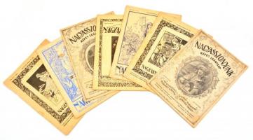 1922-1928 Nagyasszonyunk c. folyóirat 6 db száma