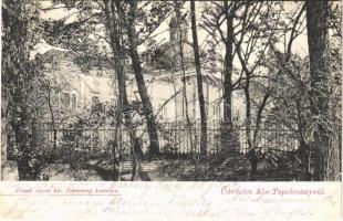 1906 Kistapolcsány, Topolcianky; József Ágost kir. főherceg kastélya. Brunczlik I. kiadása / castle (EK)