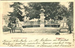 1903 Arad, Erzsébet emlék. Kerpel Izsó kiadása / Sissy statue