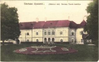 1911 Gyalu, Gilau; Rákóczi vár, Barcsay Tamás kastély. Betegh Márton kiadása, Maksay fényképész / castle