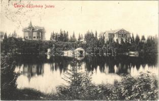 1910 Tátra, Vysoké Tatry; Csorba-tó / Szczyrbskie Jezioro / Strbské Pleso / lake