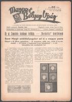 1943 A Magyar Bélyeg Újság augusztusi és szeptemberi száma