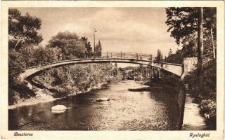 1944 Beszterce, Bistritz, Bistrita; Gyalohíd / pedestrian bridge