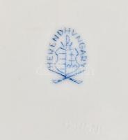 Herendi Viktória mintás porcelán váza, kézzel festett, jelzett, hibátlan, d: 20,5 cm, m: 13,5 cm