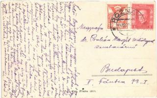 1927 Rozsnyó, Roznava; utca, Pólya S. üzlete / street view, shop of Pólya. Foto-Fon Praha (vágott / ...