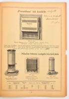 1928 Edinger Arthur és Társa Prometheus Gáz-takaréktűzhelyek, radiátorok, ipari égők illusztrált kat...