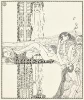 Kozma Lajos (1884-1948): Születés, cinkográfia, papír, jelzett a cinkográfián, paszpartuban, 19,5×16,5 cm