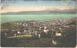 Fiume, Rijeka; Totale / general view - from postcard booklet (kopott sarkak / worn corners)