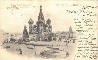 1899 (Vorläufer!) Moscow, Moscou; Cathédrale de St. Basile Blajennoi / St. Basils Cathedral (EK)
