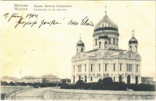 1904 Moscow, Moscou; Cathédrale du St. Sauveur / Cathedral of Christ the Saviour