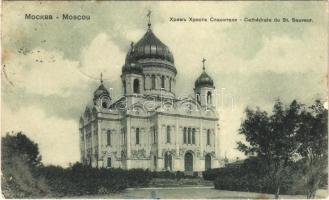 1909 Moscow, Moscou; Cathédrale du St. Sauveur / Cathedral of Christ the Saviour (EK)